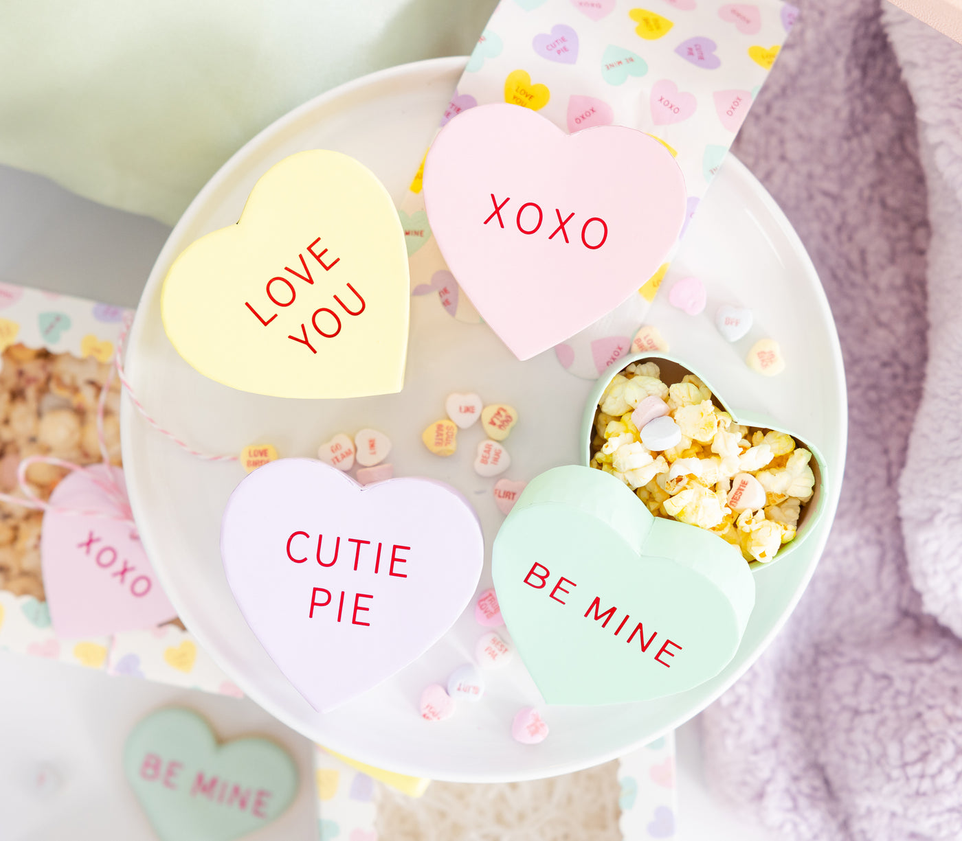 Conversation Hearts Treat Box