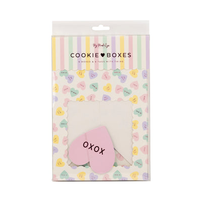 Conversation Hearts Cookie Box