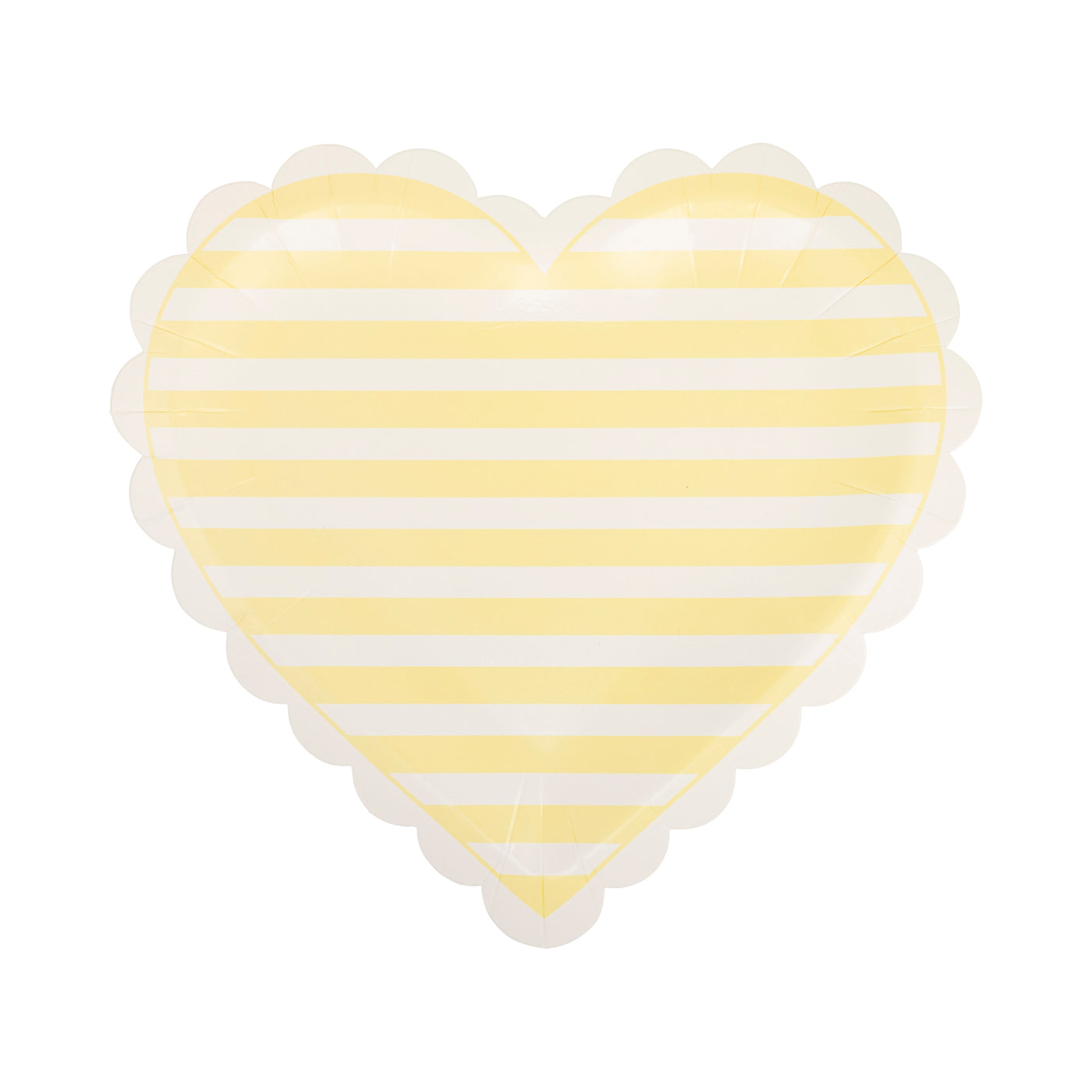 Striped Hearts Plate Set