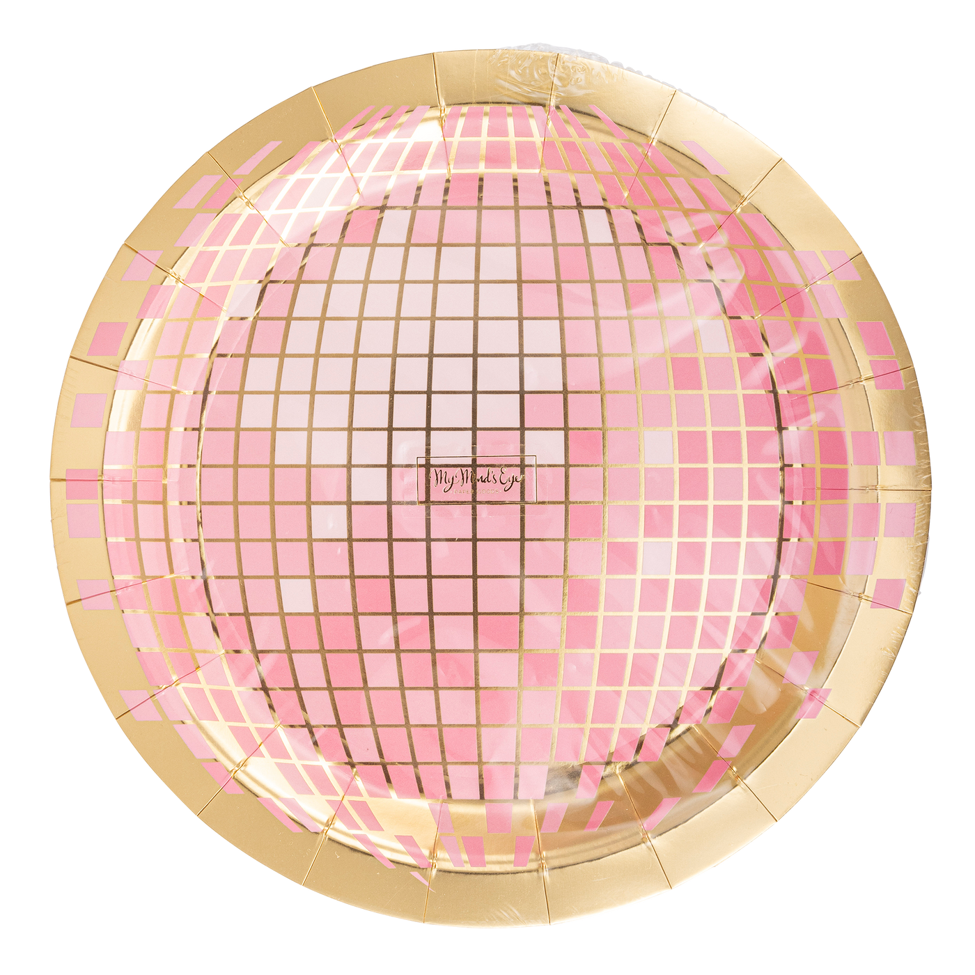 Disco Ball Paper Plate
