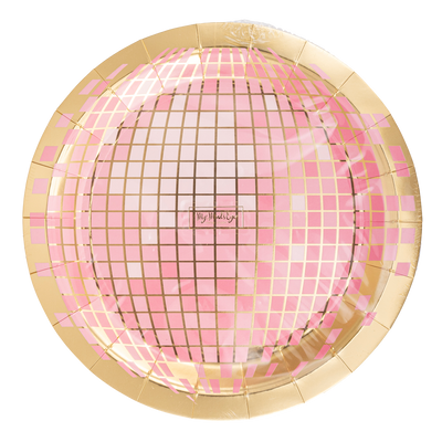 Disco Ball Paper Plate