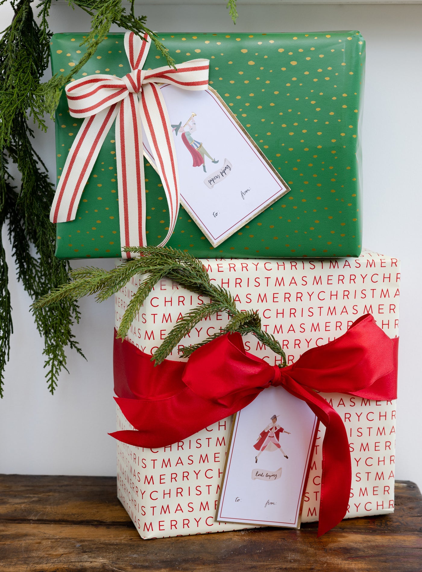 12 Days Of Christmas Oversized Gift Tags