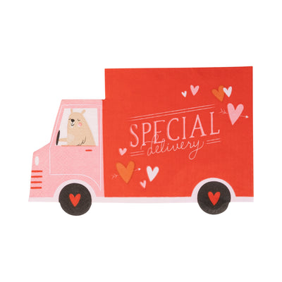 Special Delivery Truck Napkin