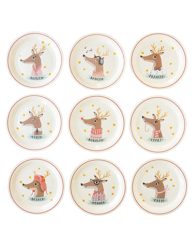 Dear Rudolph Reindeer Paper Plate Set