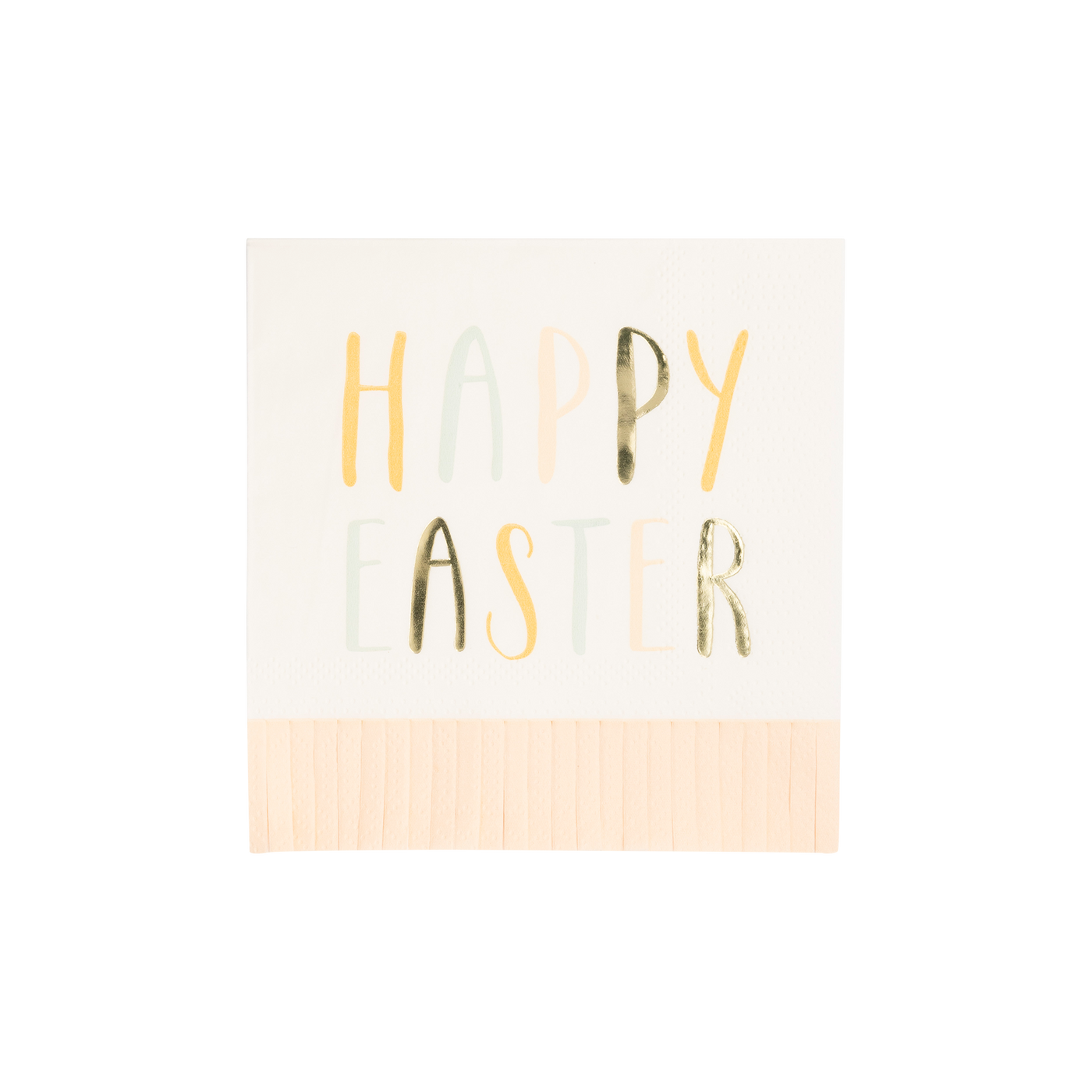 Happy Easter Paper Cocktail Napkin
