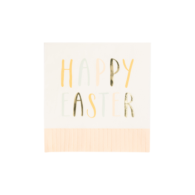 Happy Easter Paper Cocktail Napkin