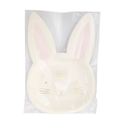 Bunny Face Shaped Paper Plate