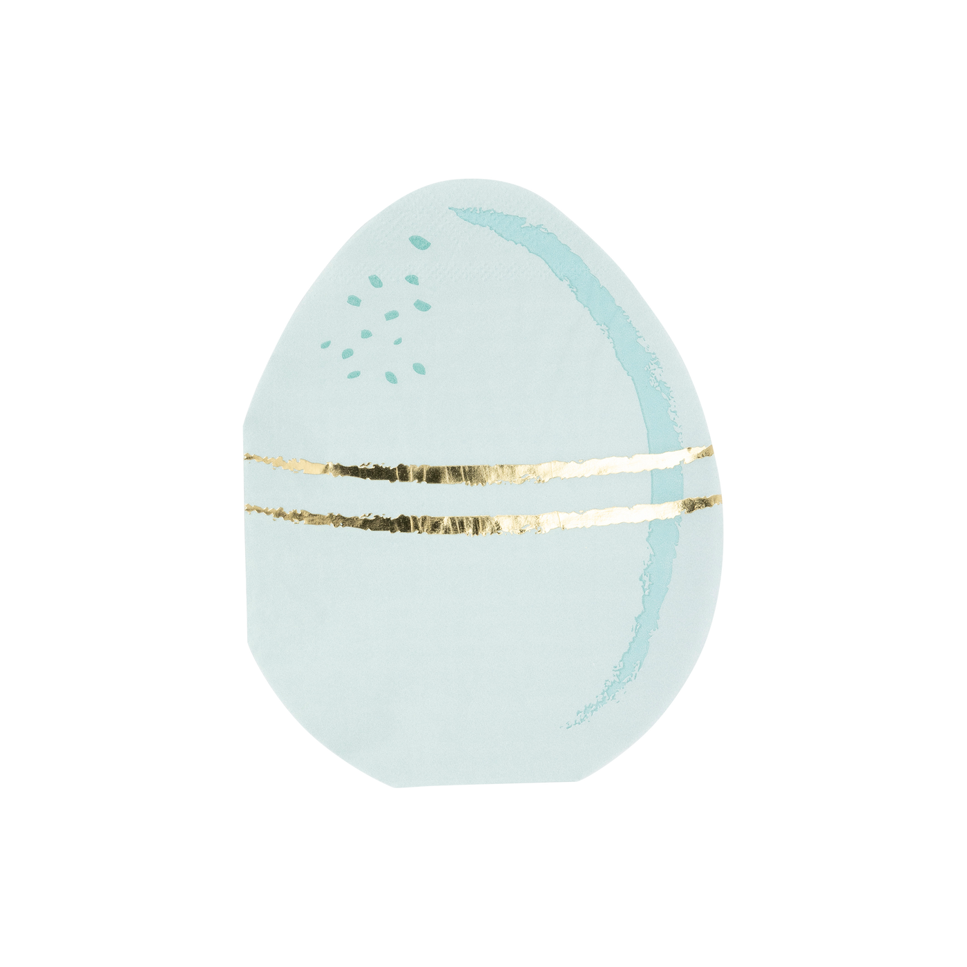 Easter Egg Shaped Paper Dinner Napkin