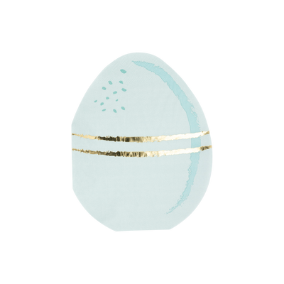 Easter Egg Shaped Paper Dinner Napkin