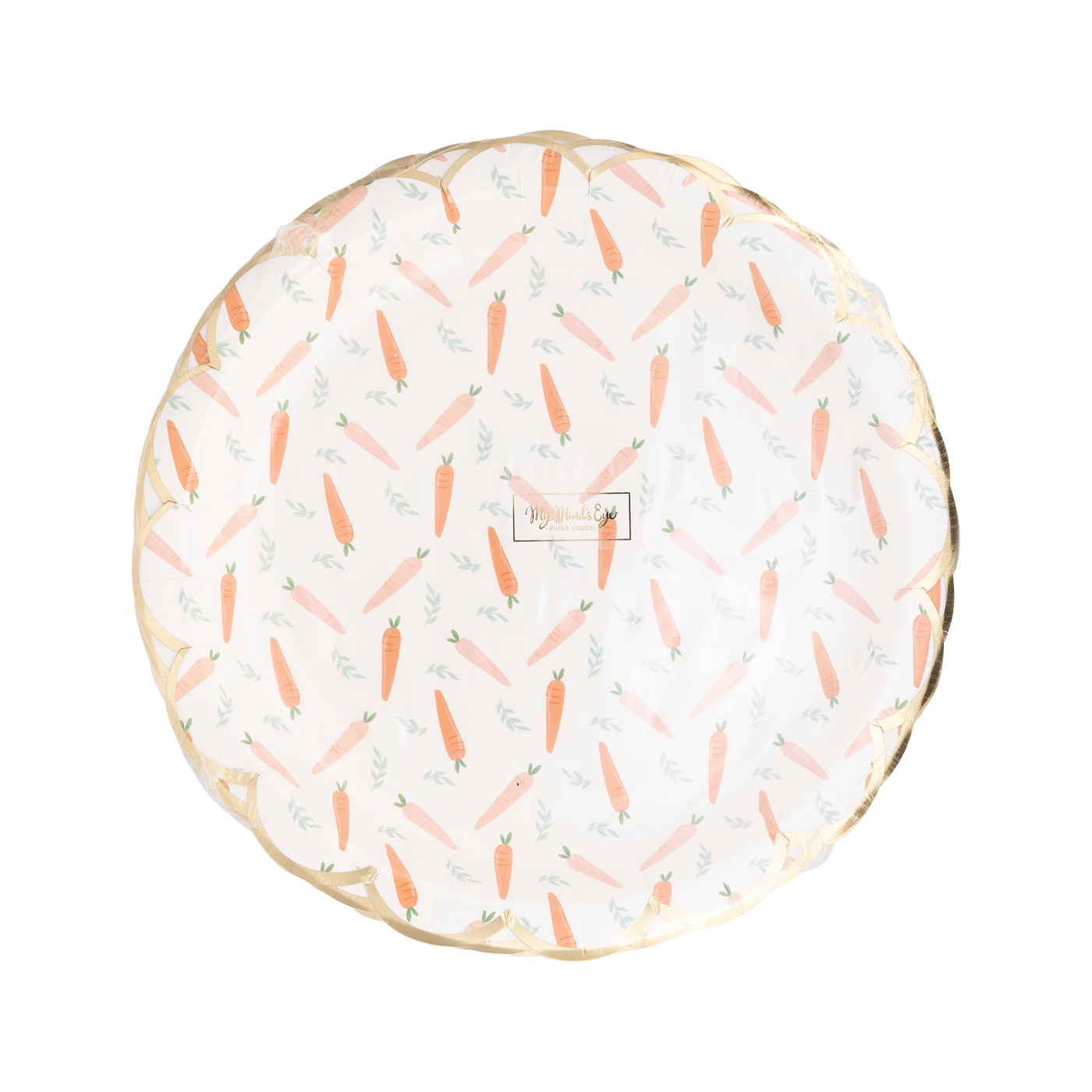 Carrot Paper Plate
