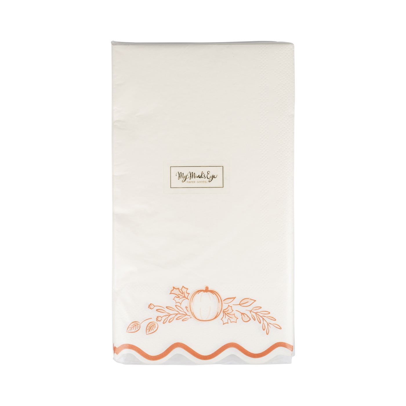 Falloween Pumpkin Guest Napkin