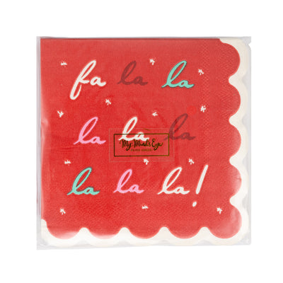 Fa La La Cocktail Napkin