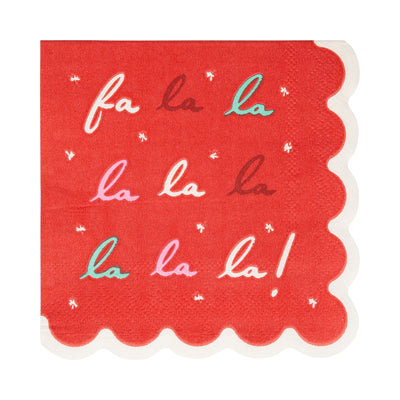 Fa La La Cocktail Napkin