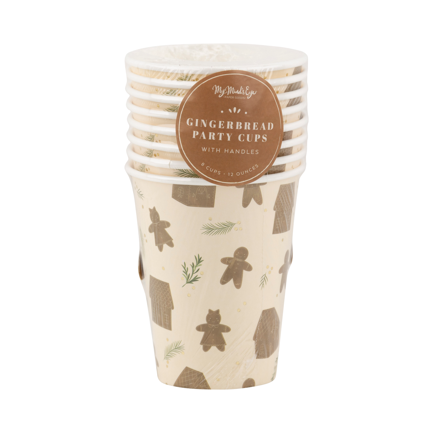 Whimsy Gingerbread Handled Paper Cup