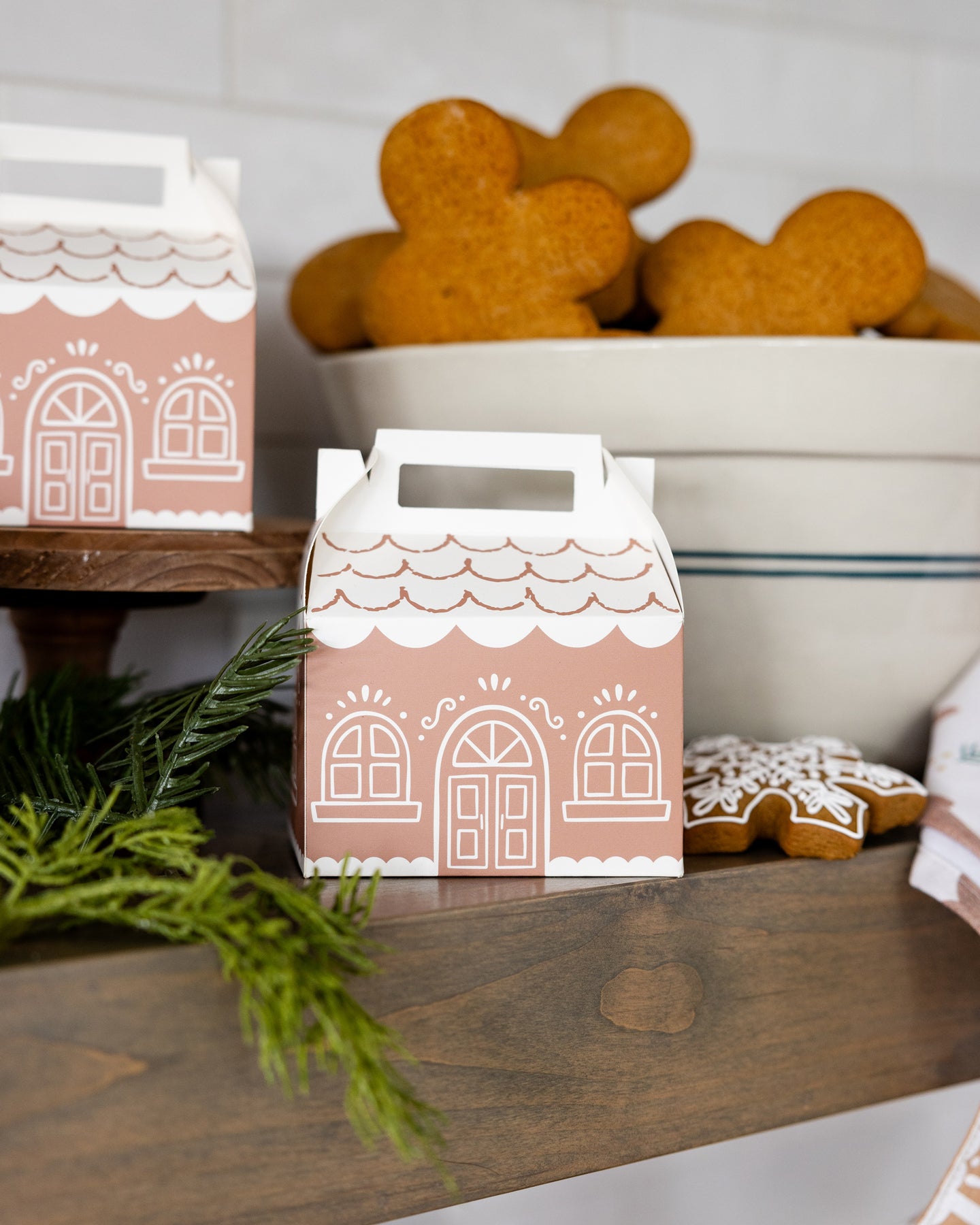 Gingerbread House Gable Treat Boxes.