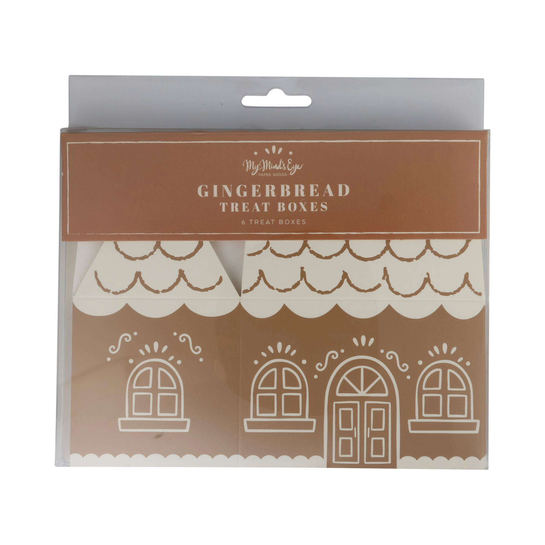 Gingerbread House Gable Treat Boxes.