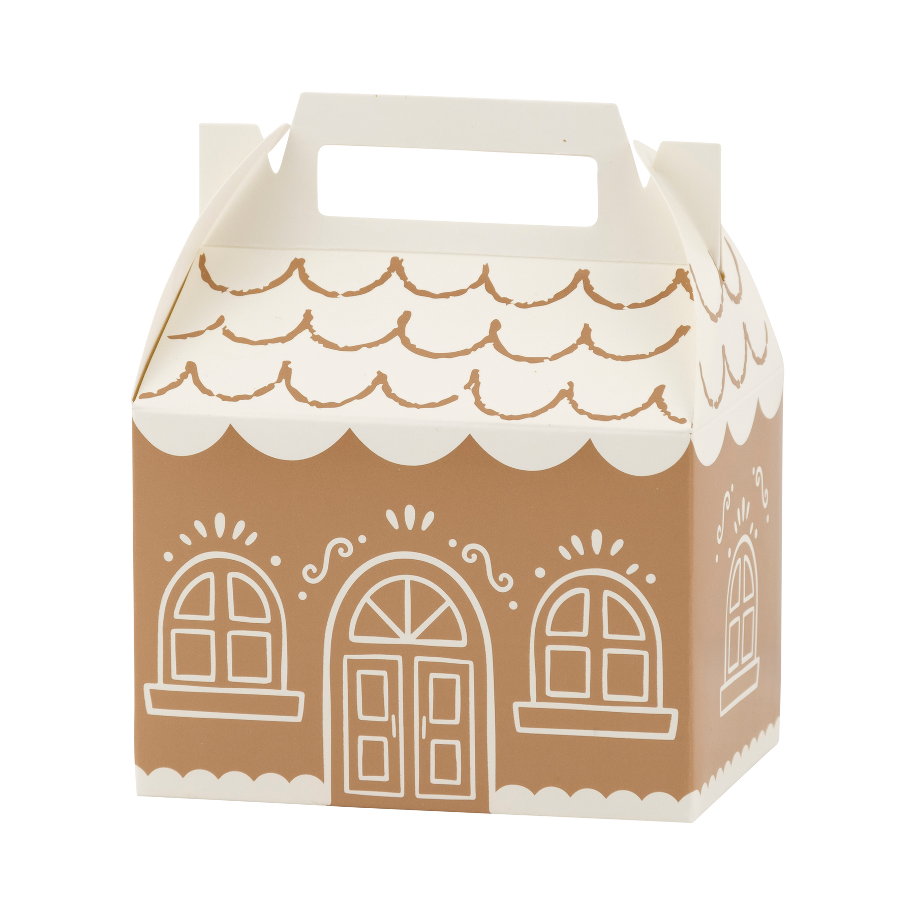 Gingerbread Shipping Box Gingerbread House Gable Treat Boxes.