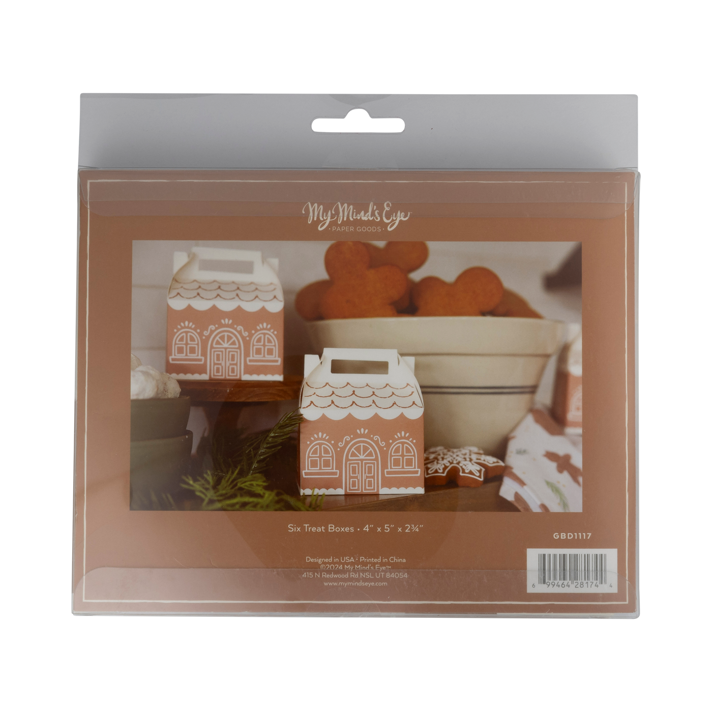 Gingerbread Shipping Box Gingerbread House Gable Treat Boxes.