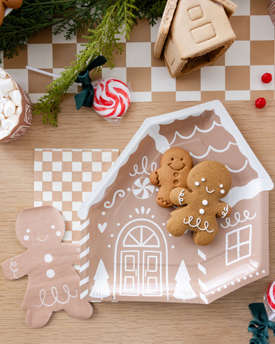 Gingerbread Girl Paper Dinner Napkin