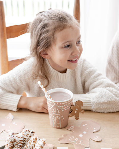 Gingerbread Girl Paper Dinner Napkin