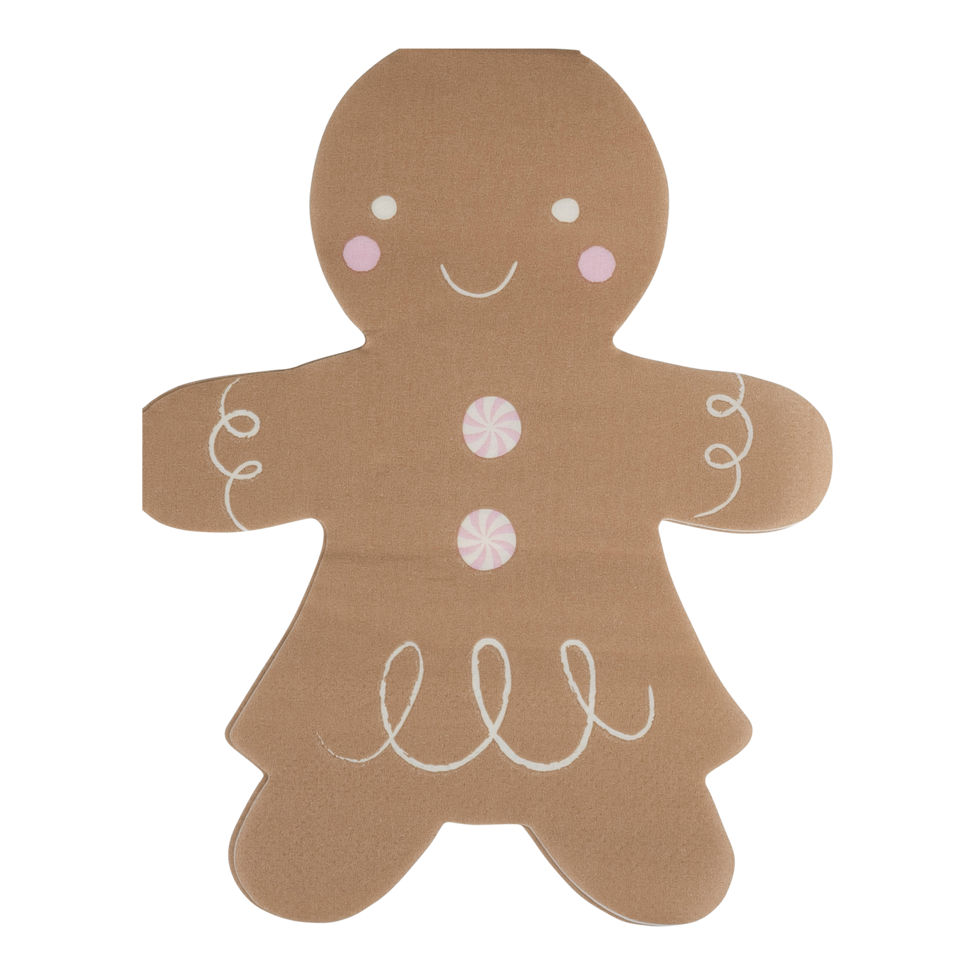 Gingerbread Girl Paper Dinner Napkin