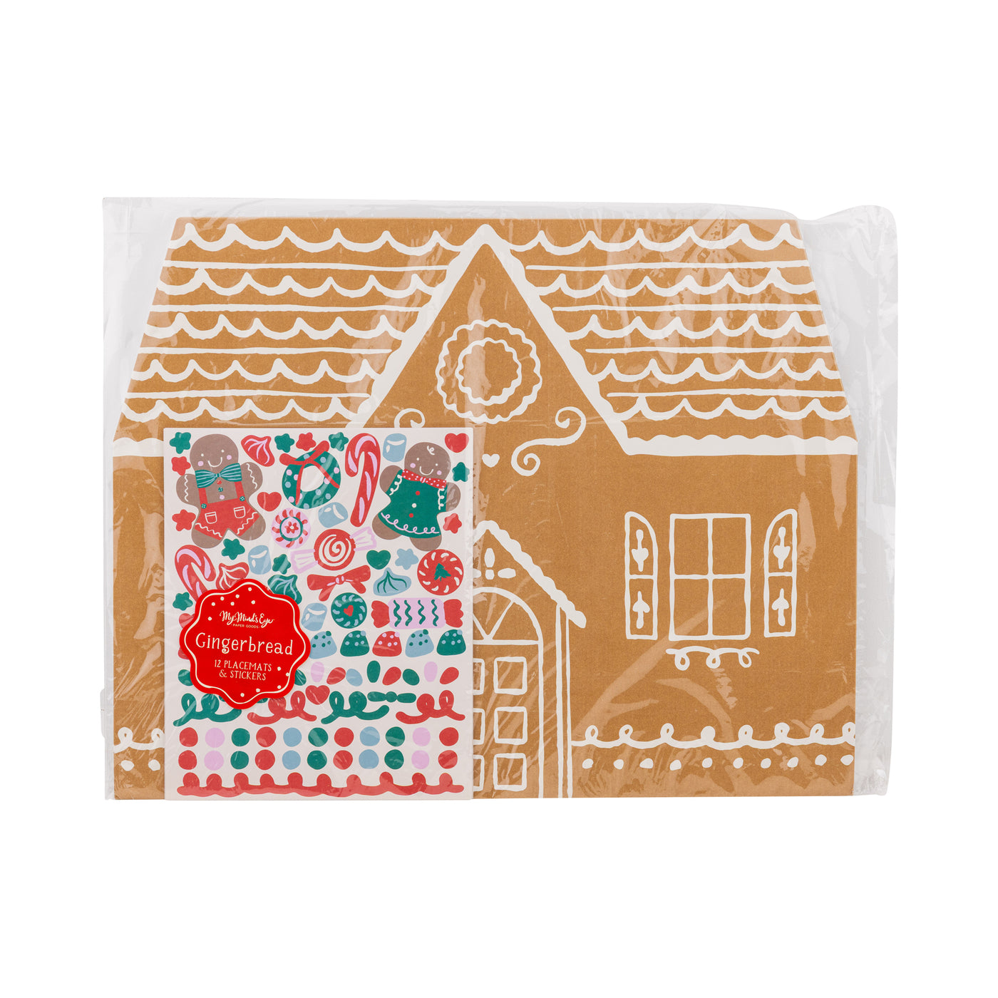 Gingerbread Placemat with Stickers