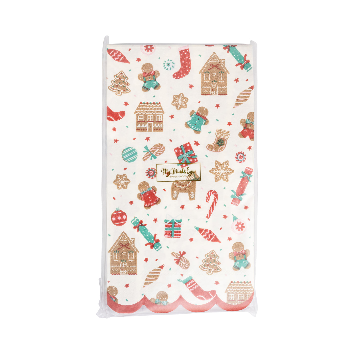 Gingerbread Pattern Dinner Napkin