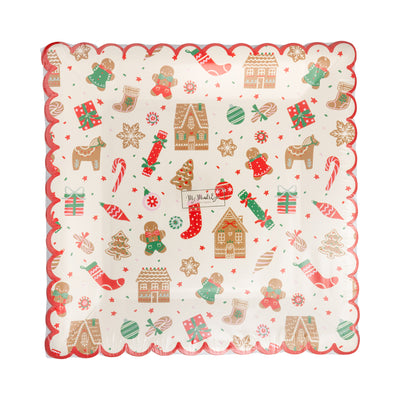 Gingerbread Pattern Plate