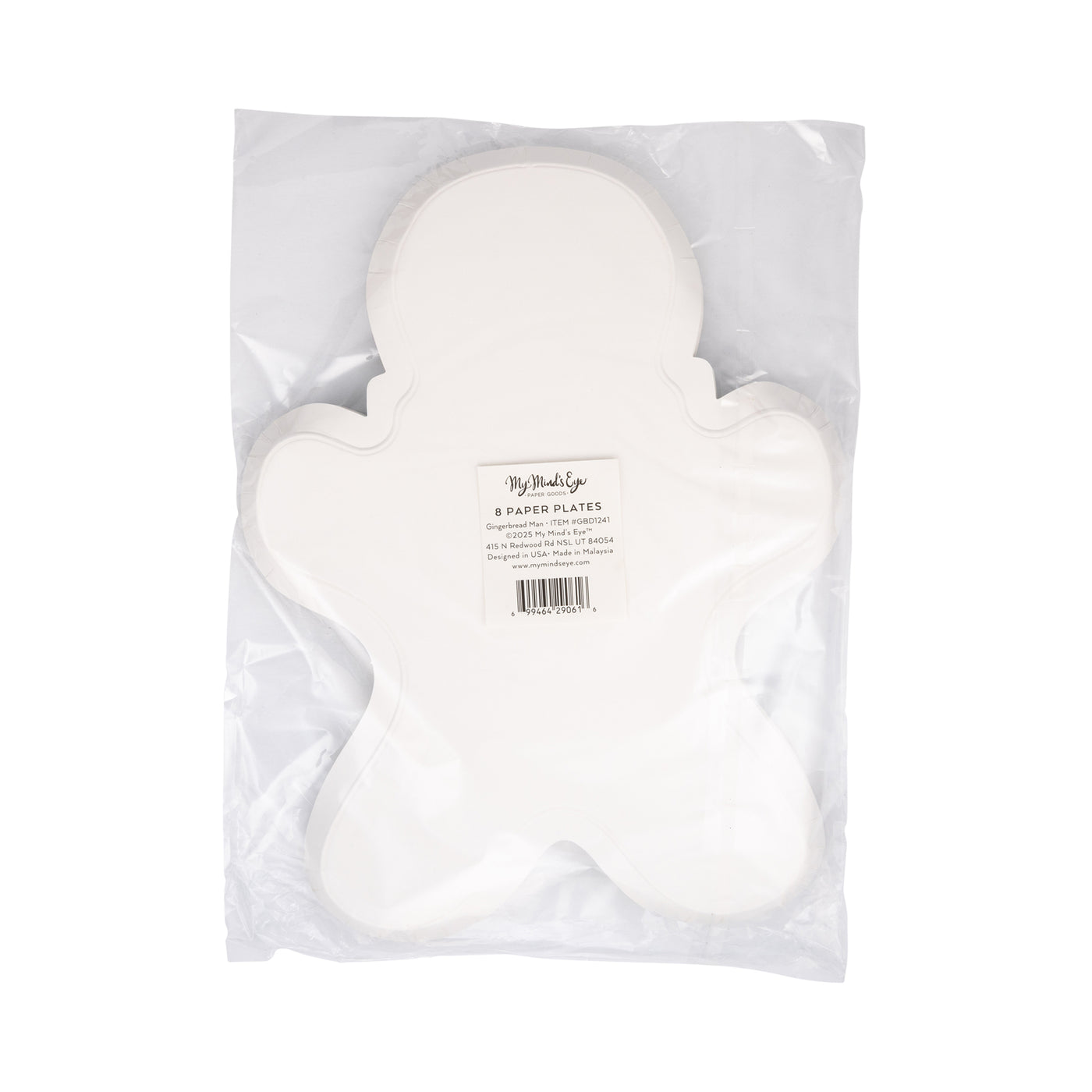 Gingerbread Man Plate