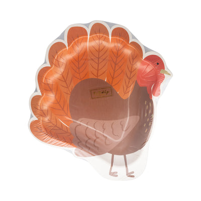 Turkey Shaped Paper Plate