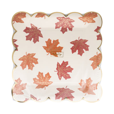 Falling Leaves 9" Paper Plate