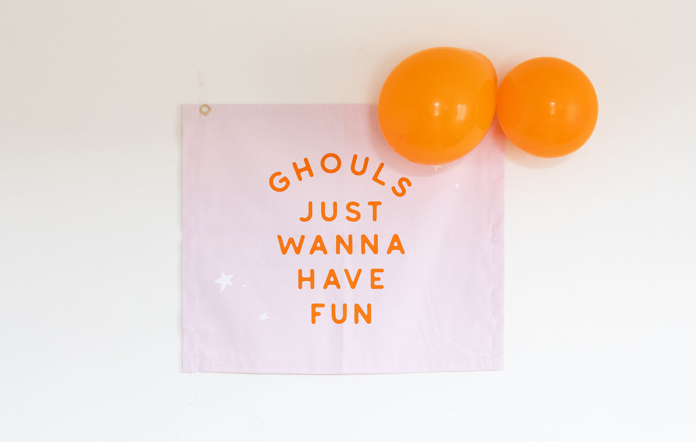 Ghoul Gang "Ghouls Just Wanna Have Fun" Canvas Banner