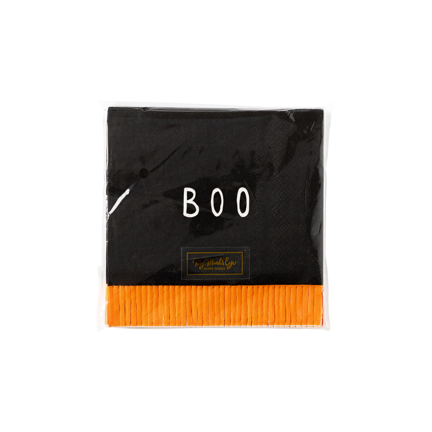 Boo Fringe Paper Cocktail Napkin