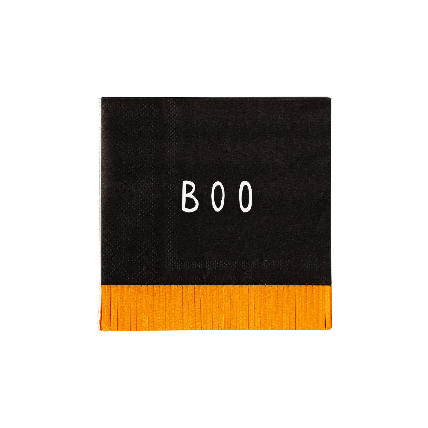 Boo Fringe Paper Cocktail Napkin