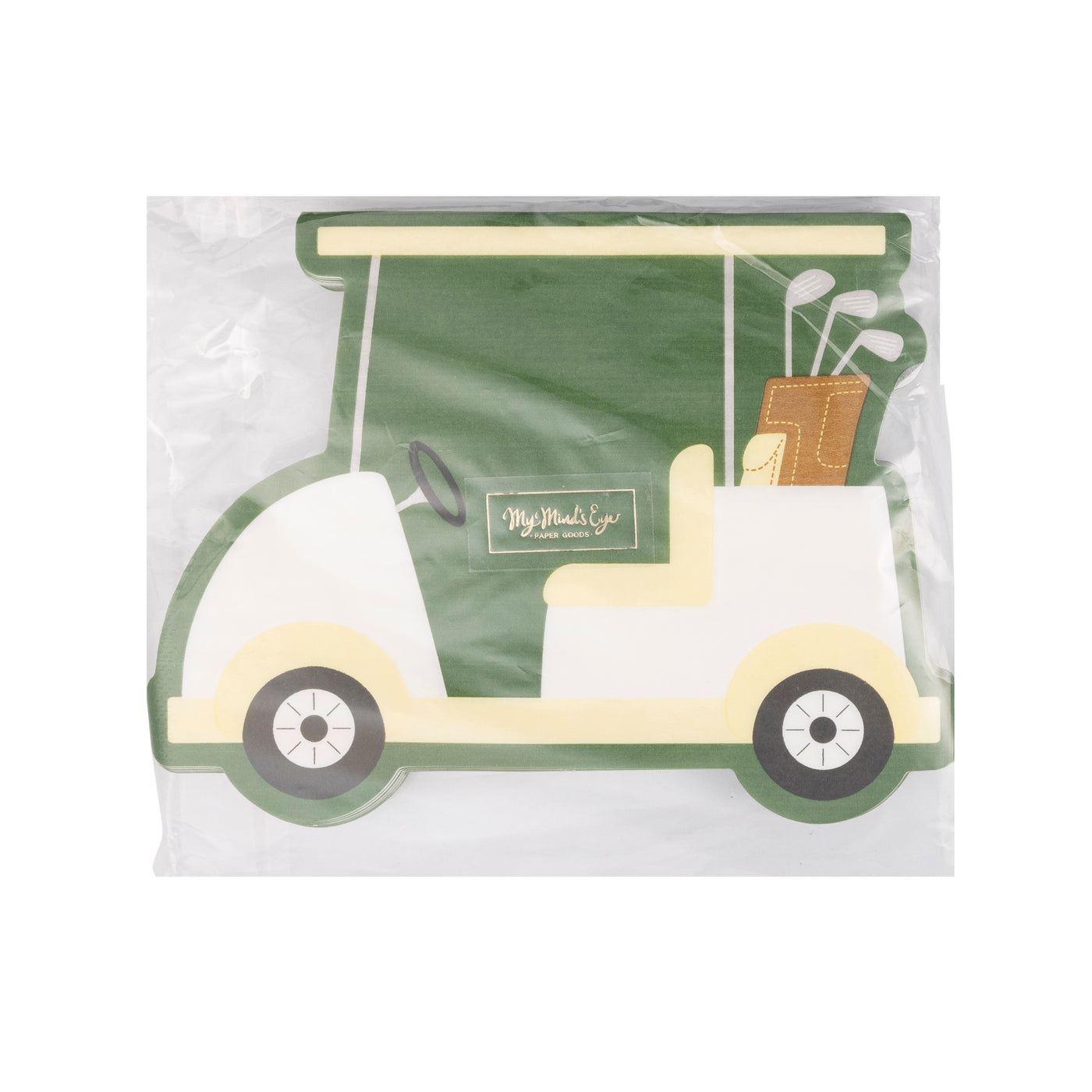 Golf Cart Shaped Napkins