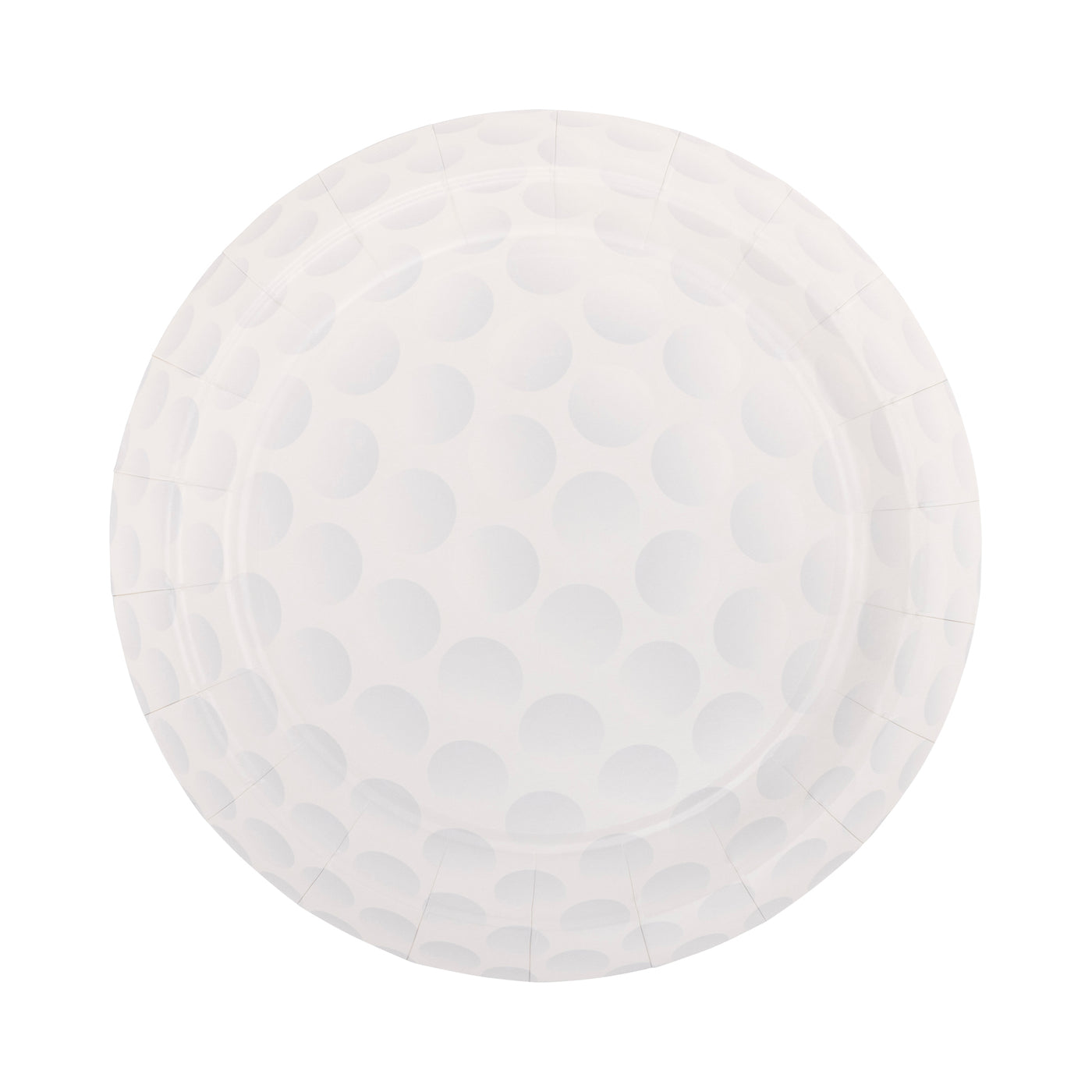 Golf Ball Paper Plate