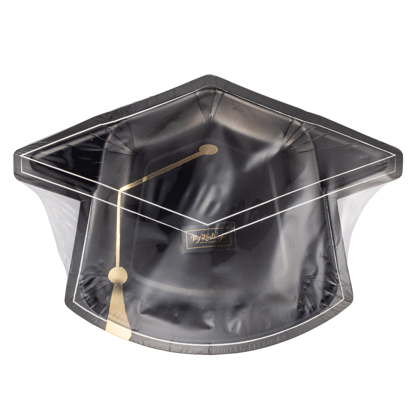 Black Cap Shaped Plate.