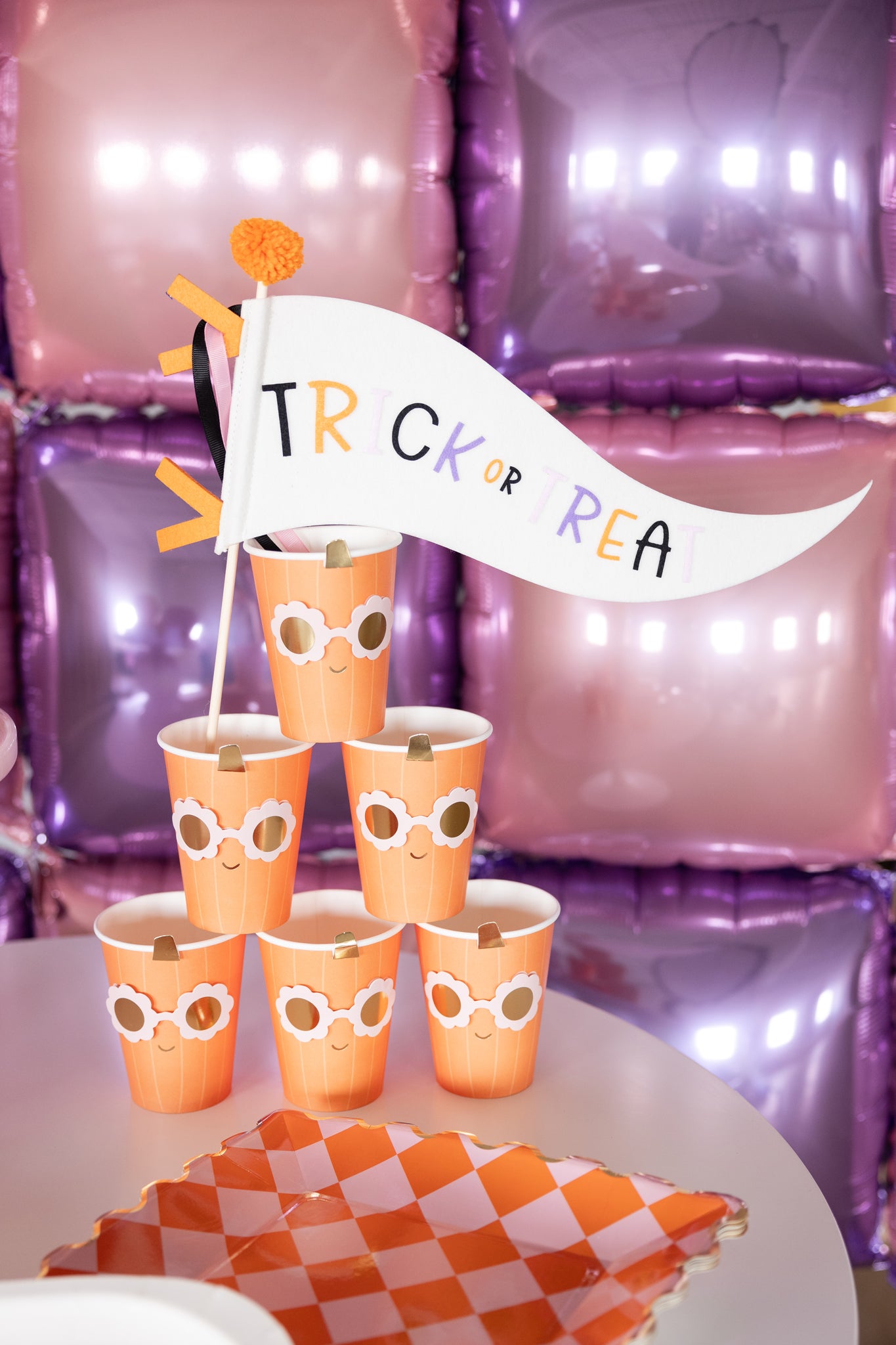 Groovy Pumpkin Party Cup