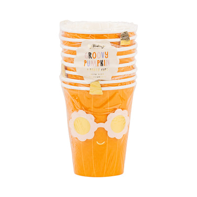 Groovy Pumpkin Party Cup