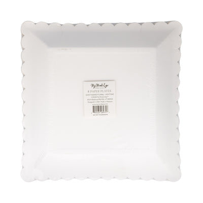 Give Thanks Floral 9" Paper Plate