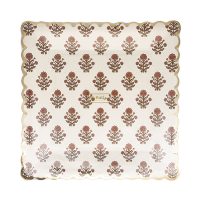 Give Thanks Floral 9" Paper Plate