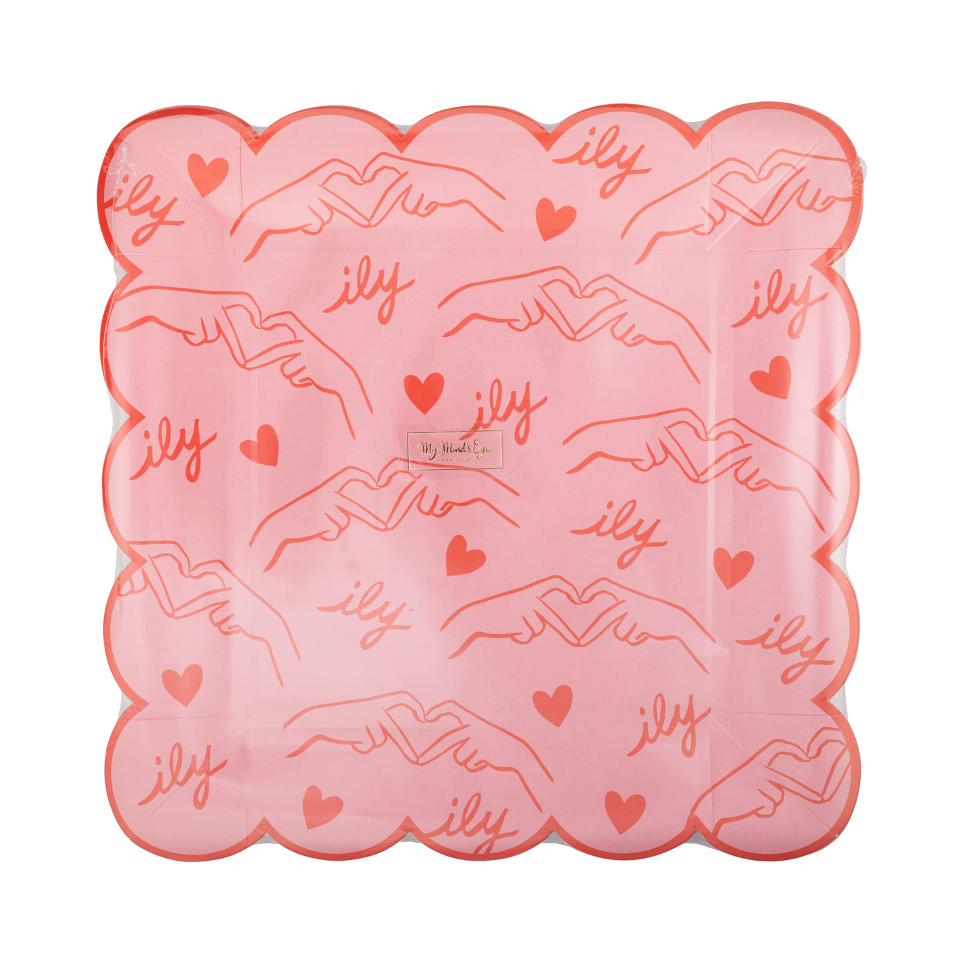 Heart You Patterned Plate