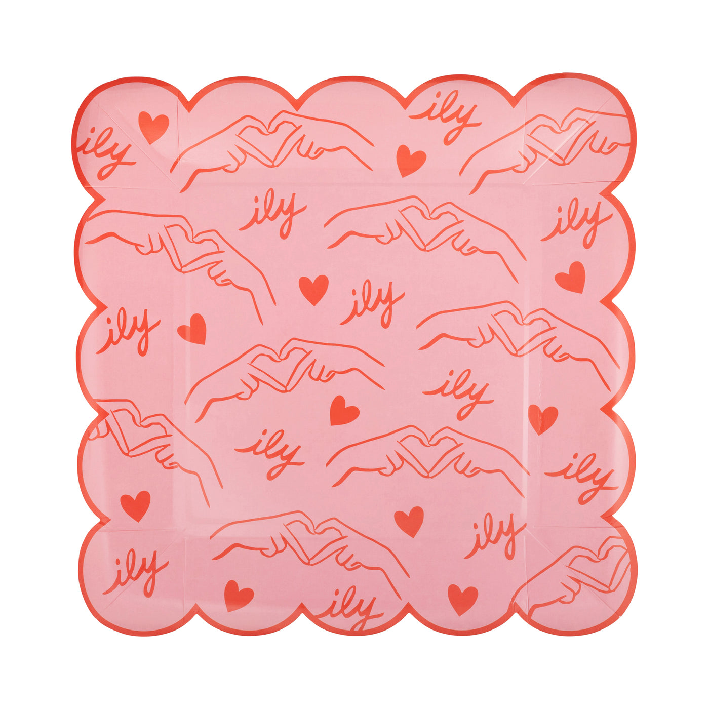 Heart You Patterned Plate