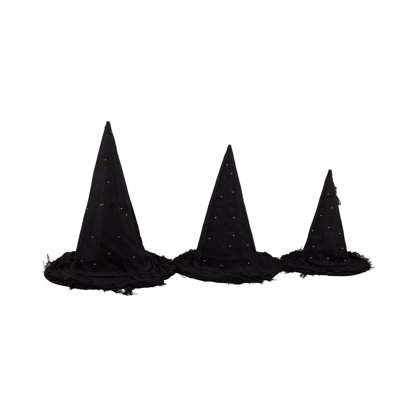 Light up Witch Hat set of 3