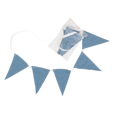 Chambray and Tassel Banner Set