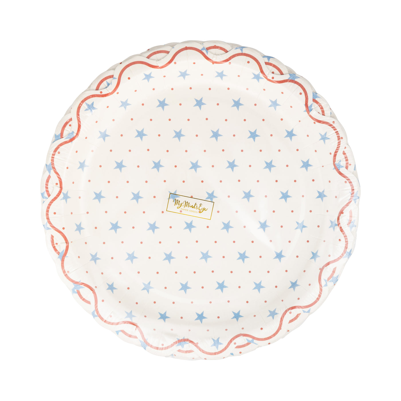 Hamptons Petite Stars 9" Paper Plate