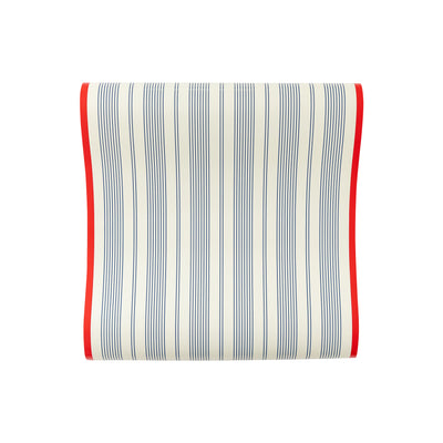 Red and Blue Striped Table Runner