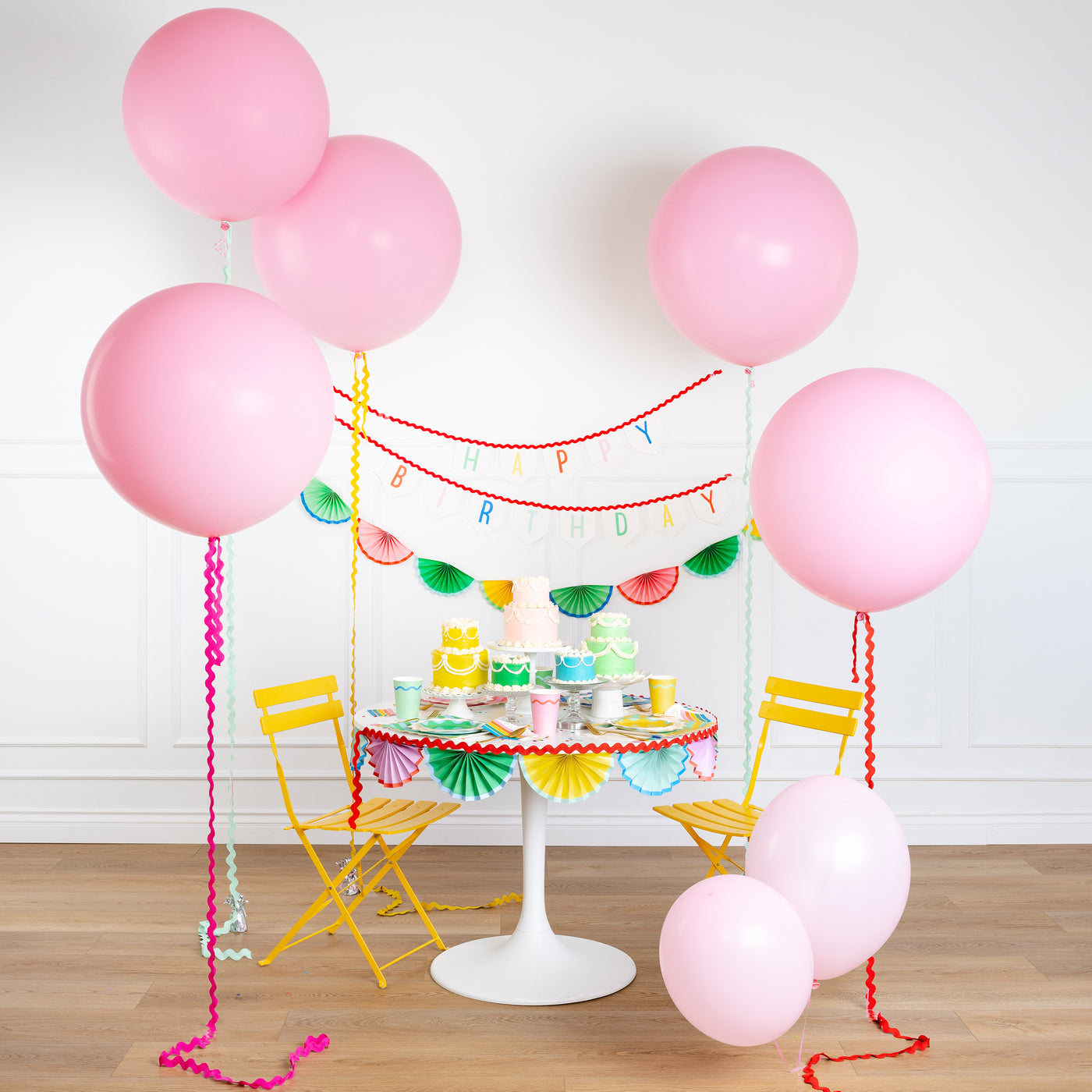 Bright Birthday Bunting Banner