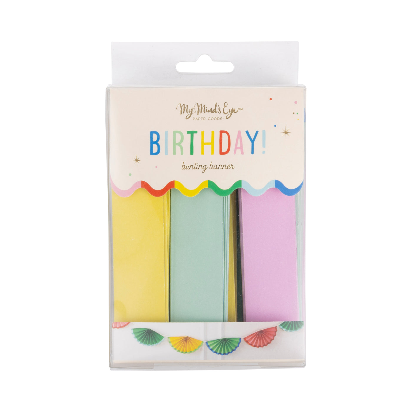 Bright Birthday Bunting Banner