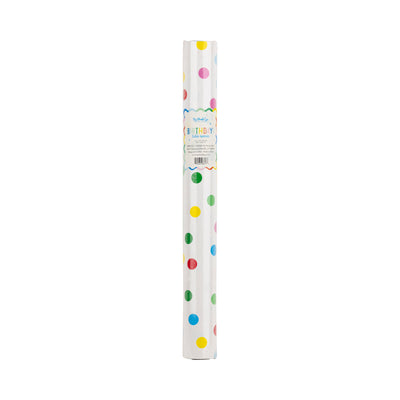 Bright Birthday Polka Dot Table Runner